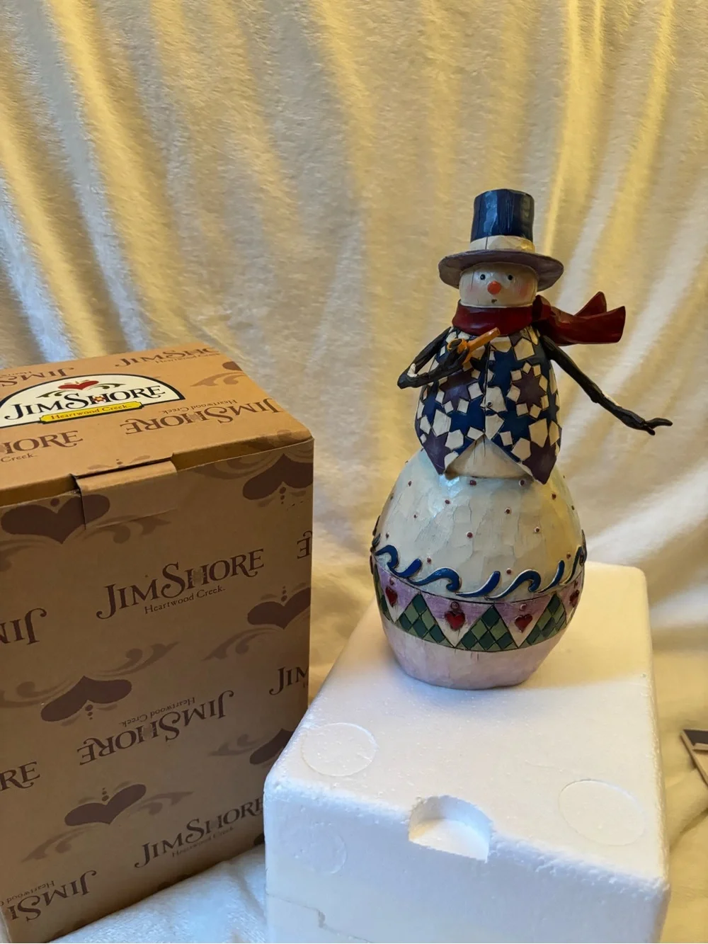 Jim Shore Heartwood Creek resin winter figurine